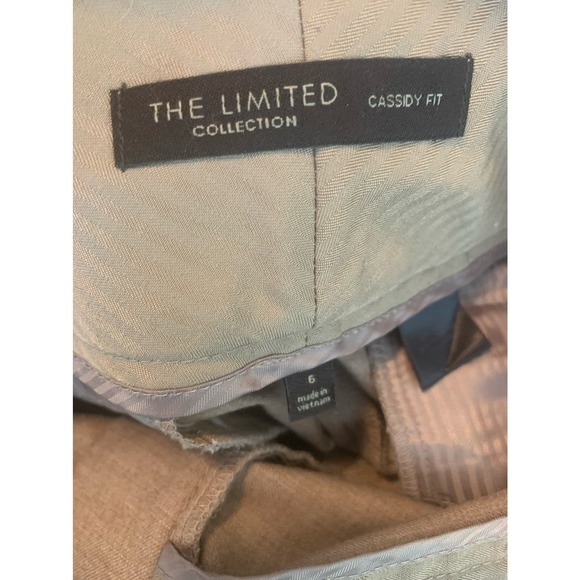 The Limited Drew Fit beige wide legs pants size 6 - Picture 3 of 8